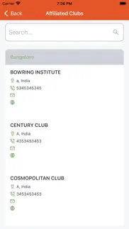 coimbatore cosmopolitan club iphone screenshot 4