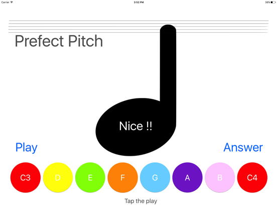 Screenshot #5 pour Perfect Pitch test