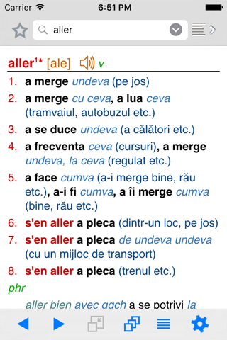 Lingea French-Romanian Advanced Dictionary screenshot 2