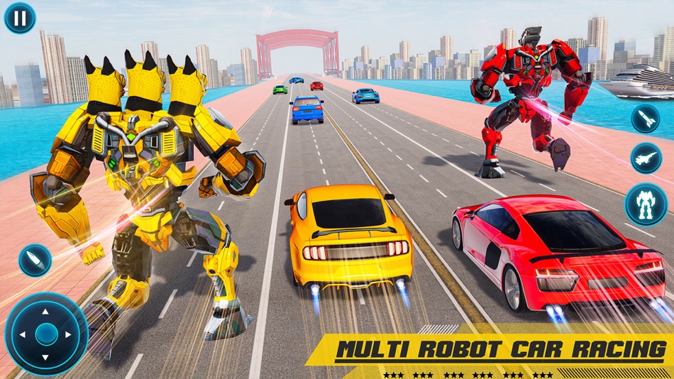 #4. Jackal Robot Car Transform (iOS) Bởi: The Game Storm Studios (Pvt) Ltd