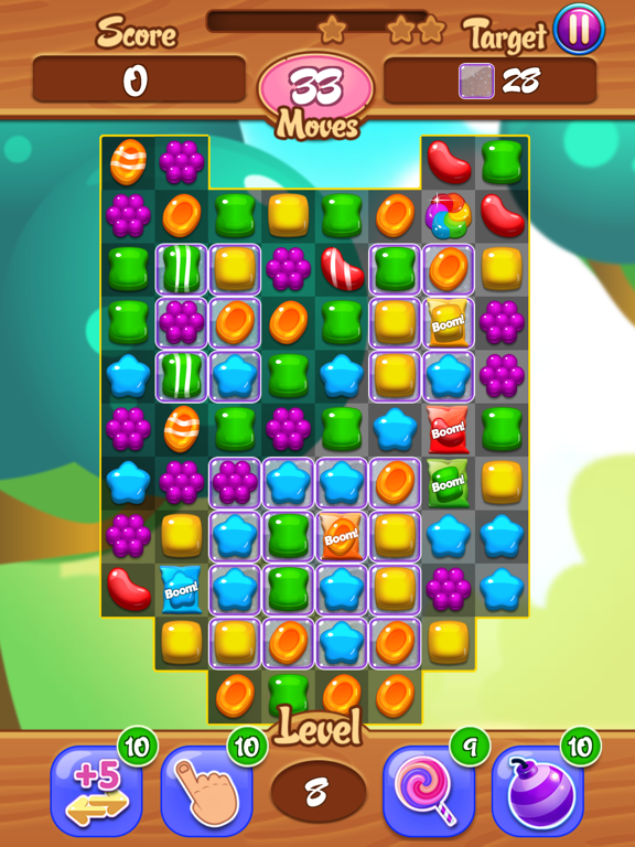 Screenshot #5 pour 糖果消消乐-之开心果冻花园JellyGarden经典三消游戏