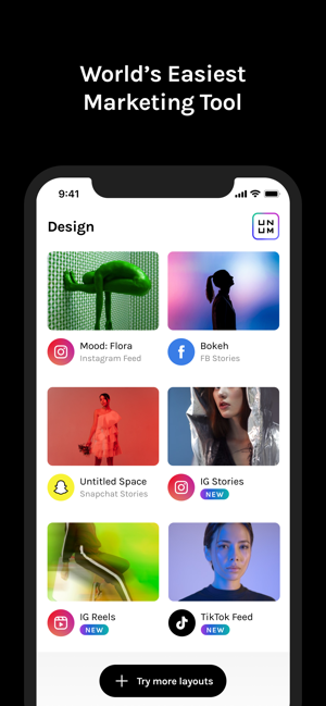 ‎UNUM — Layout for Instagram Capture d'écran