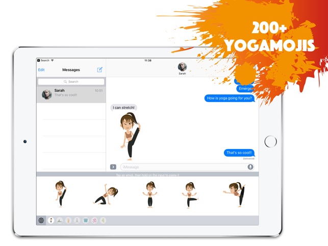 Yoga Sticker Pack for iMessage, Find the best emoji & stick…