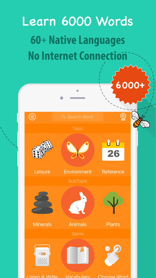 6000 Words - Learn Hungarian Language & Vocabulary - 2.91 - (iOS)