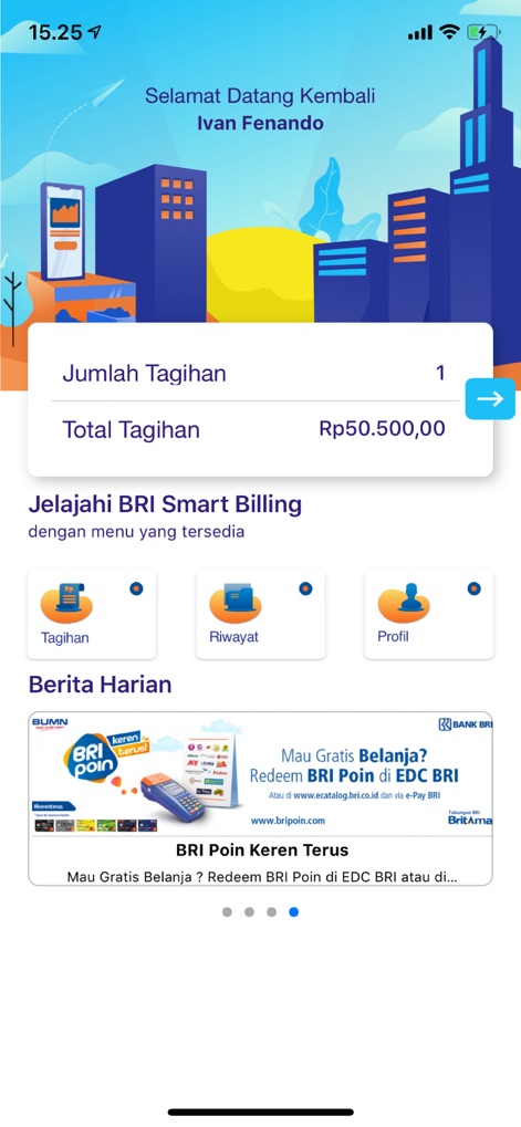 BRI Smart Billing - App de Finanzas | MWM