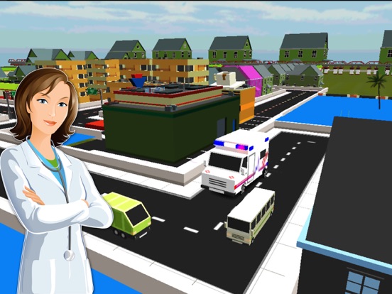 Ambulance Simulator Duty Drive :Pet Rescue 3D 2017 iPad screenshot