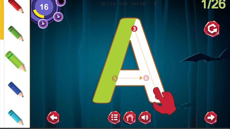 Zombie Alphabet Kids Tracing Book screenshot-3