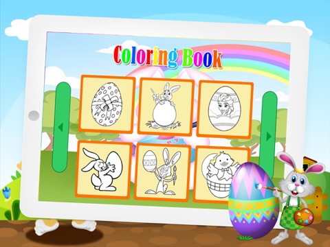 イースター eggstravaganza そしてウサギ、着色ために子供たち 、着色アプリのおすすめ画像4