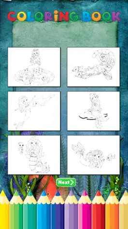 Game screenshot Mermaid Art Coloring Book - Activities for Kid apk