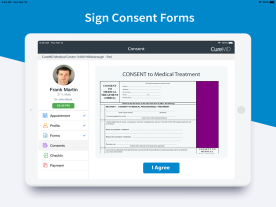 CureMD KIOSK iPad screenshot 7 - Medical app