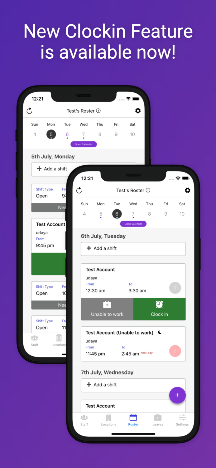 Get My Roster - Shift Planner