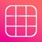 Insta Grid Post for Instagram - Giant Square Photo Effect Maker for Instagram allows you to split your Single photo into multiple giant squares, Panorama Photo Cut Effects for Instagram & Square Pic effect for Instagram & upload directly to Instagram