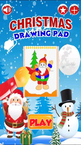 Game screenshot Kids Doodle Drawing Pad - Christmas Coloring mod apk
