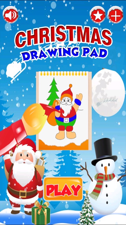 Kids Doodle Drawing Pad - Christmas Coloring