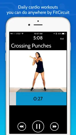 Game screenshot Daily Cardio Workout Trainer by FitCircuit mod apk