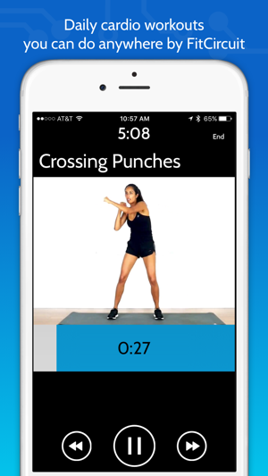 Daily Cardio Workout Trainer by FitCircuit(圖1)-速報App