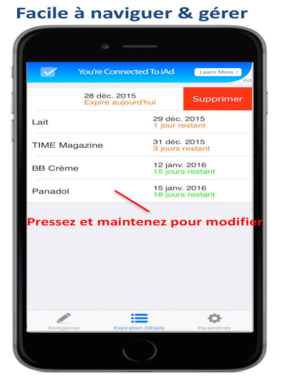 Screenshot #5 pour Expiry Alert - Expiration Alerte