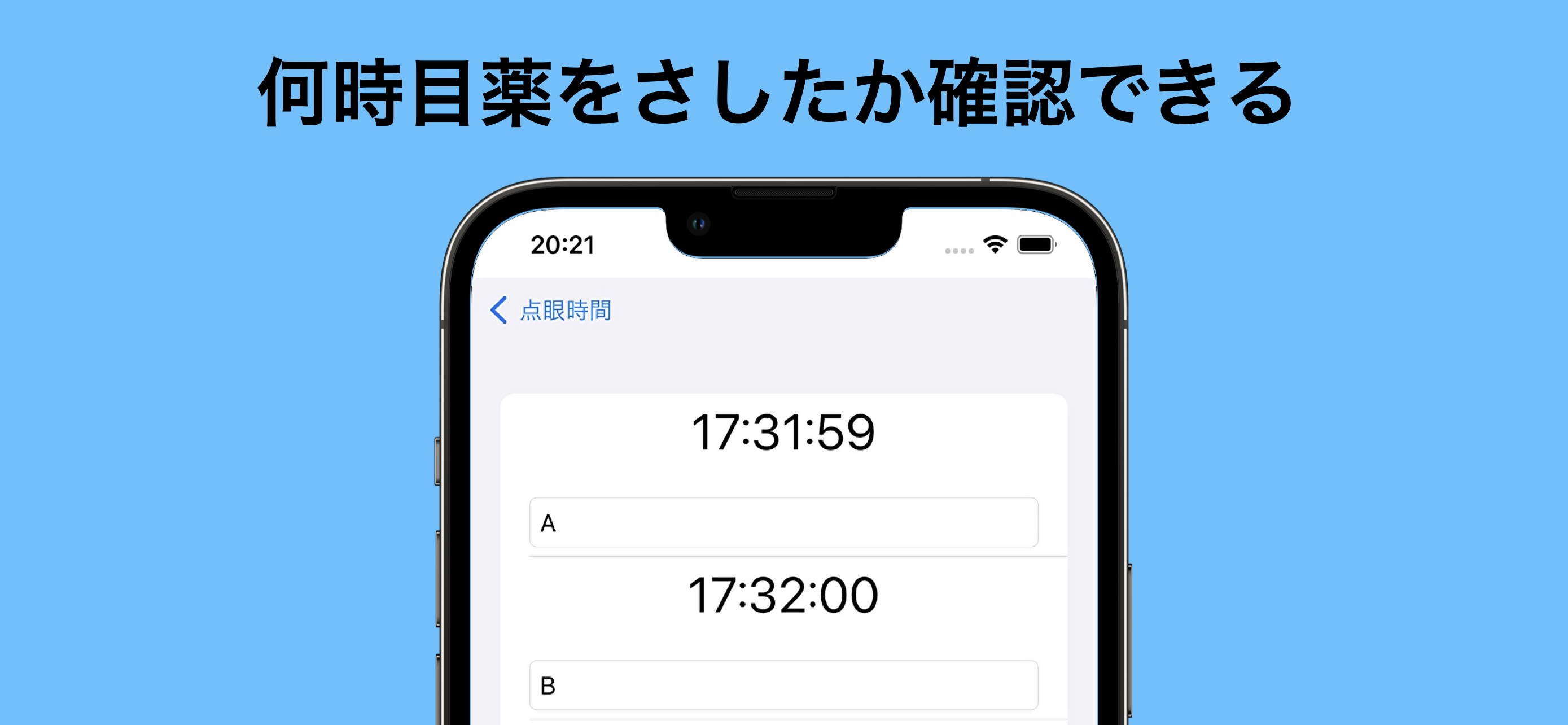 点眼記録
