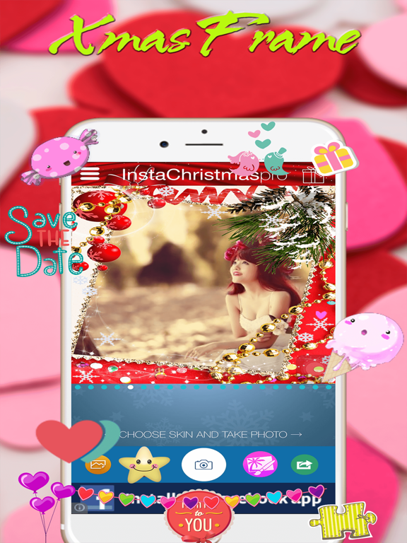 Valentine Photo Frame - Wonder Photo & Frame Maker iPad screenshot 5 - Photo & Video app