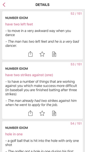 Number Eyes idioms in English(圖1)-速報App