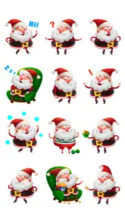 kind santa claus – christmas stickers for imessage iphone screenshot 1