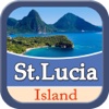 Saint Lucia Island Offline Map Explorer