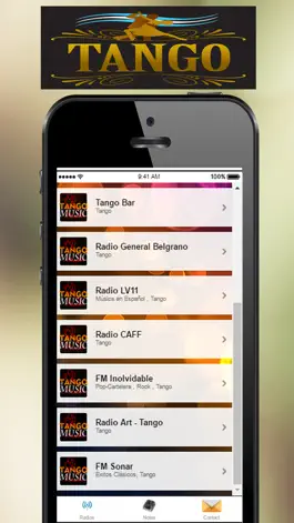 Game screenshot A+ Tango Music Radio apk