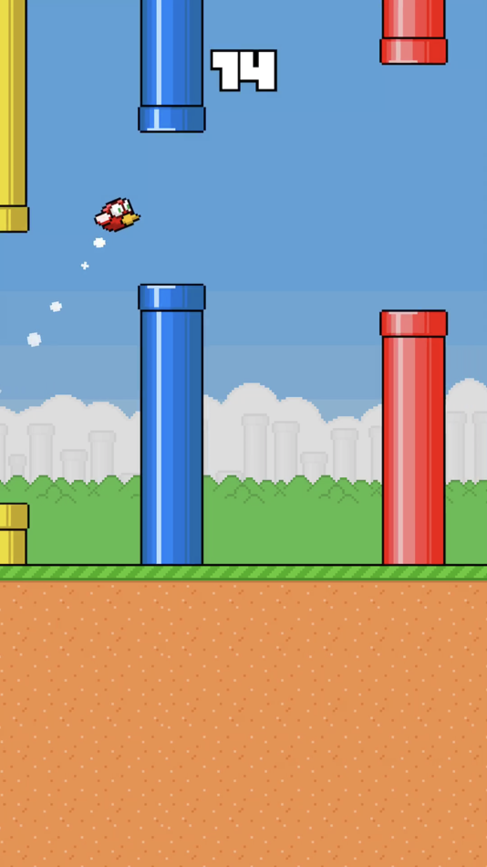 #2. Super Pipe Bird (iOS) 由: Elaine Rocha