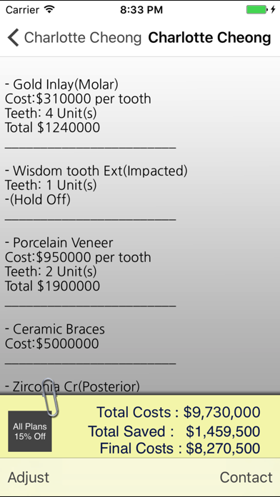Dental Manager Screenshot
