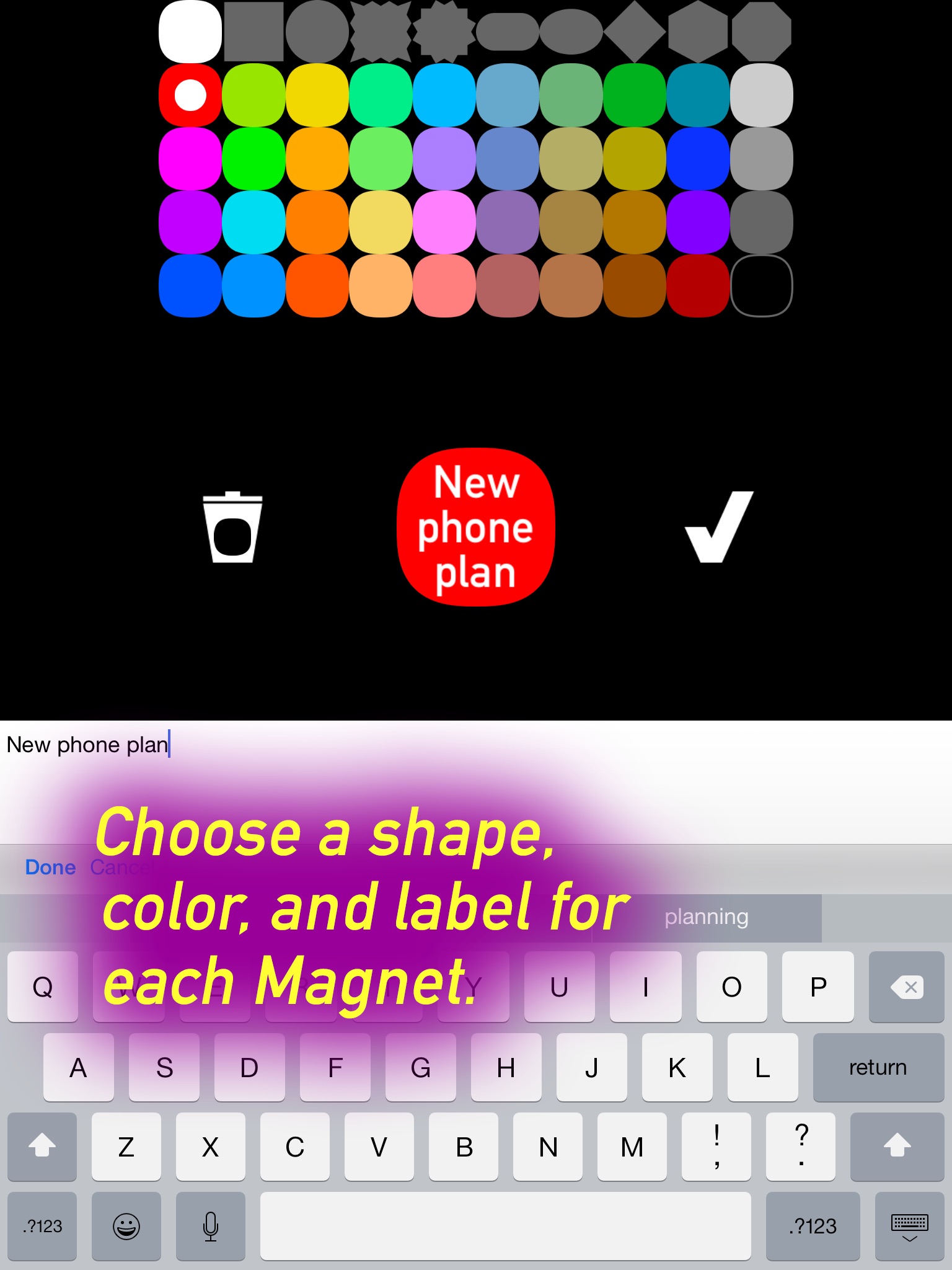 Mind Magnets Info Organizer—Visual Grid Checklists screenshot 3
