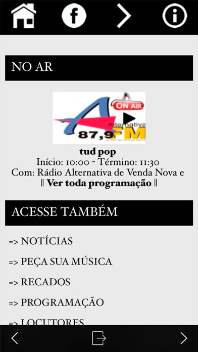 Screenshot #2 pour ALTERNATIVA BH FM
