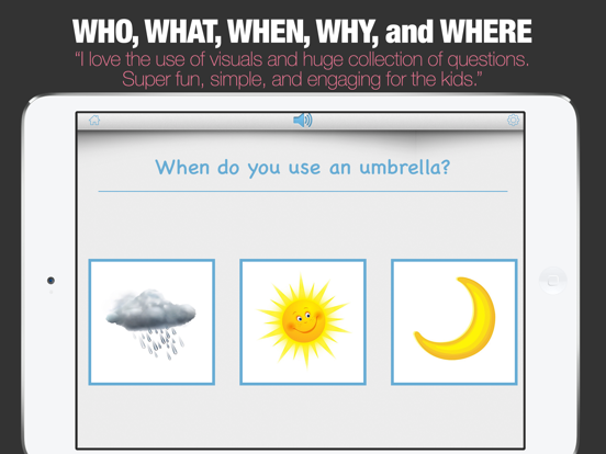 Screenshot #5 pour WH Questions Preschool Speech and Language Therapy