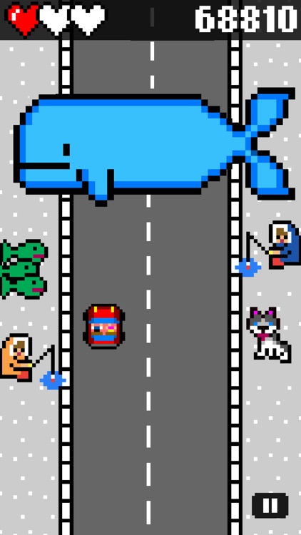 Drive and Jump: 8-bit retro racing action