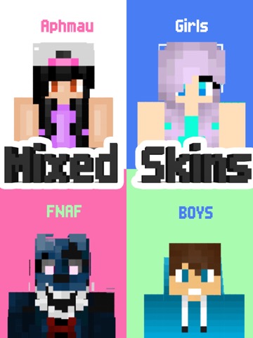 Aphmau Girls and Boys Skins For Minecraft PEのおすすめ画像1
