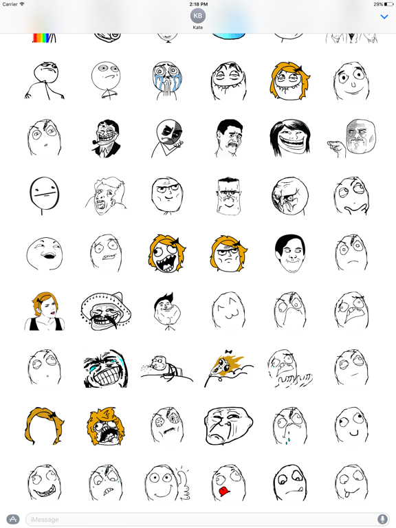 Rage Comics: Sticker Effects on the App Store