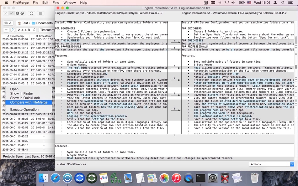 #3. Compare & Sync Folders (macOS) 来自: VADIM ZYBIN