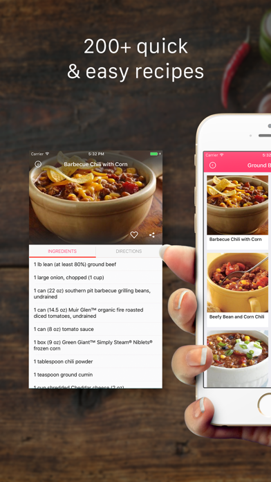Screenshot #1 pour Chili Recipes: Healthy recipes, cooking videos