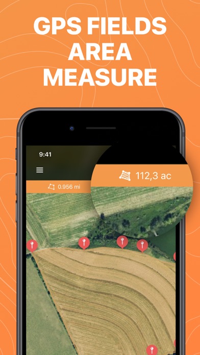 Field Area & Maps Measure app Screenshot