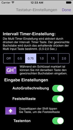 AEI Keyboard Note German screenshot 2