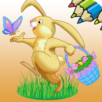 Uova di Pasqua Bunny gioco di disegno per bambini