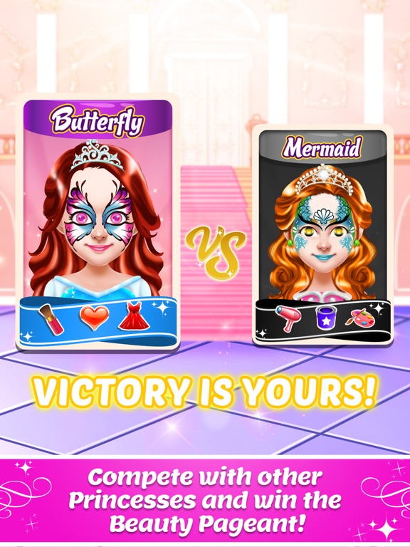 Kids Princess Makeup Salon - Girls Game iPad screenshot