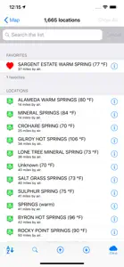 Hot & Thermal Springs screenshot #3 for iPhone