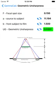 gamma ray calculator iphone screenshot 4