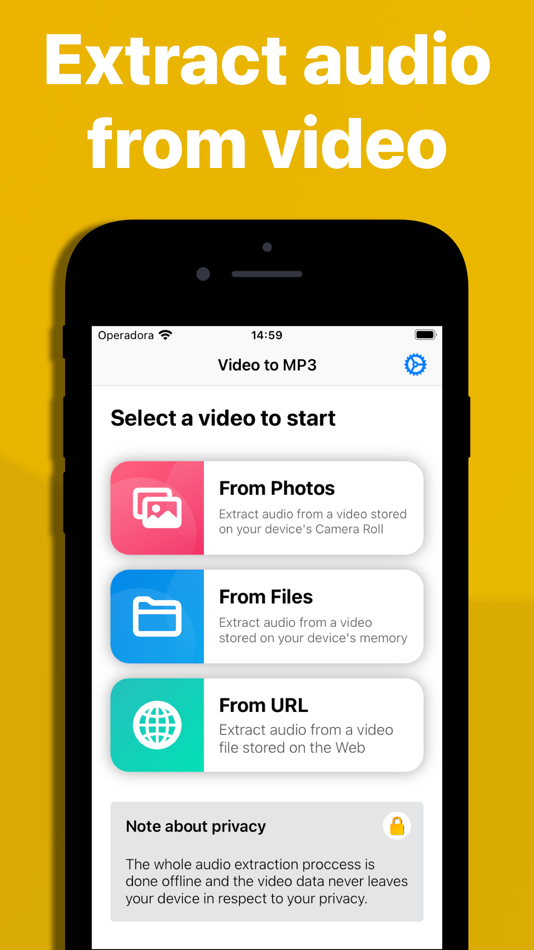 #1. Video to MP3 - Extract audio (iOS) 由: Arthur Eduardo Skaetta Alvarez Desenvolvimento de Software LTDA.