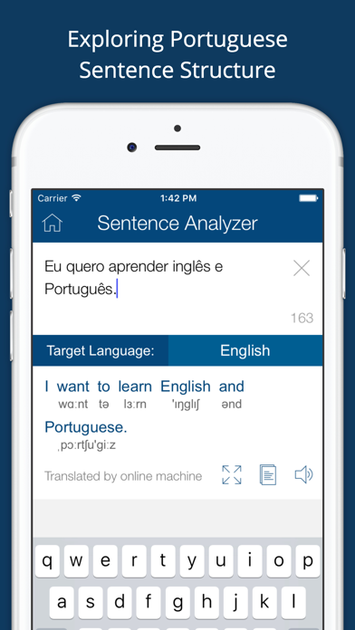 Portuguese English Dictionary* Screenshot