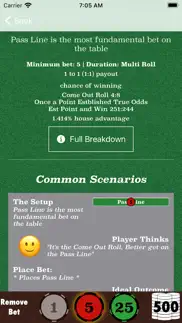 learn craps iphone screenshot 3