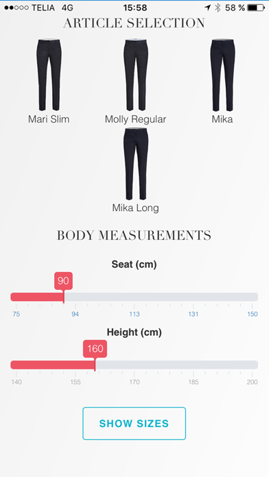 Tailor iPhone screenshot 2 - Business app