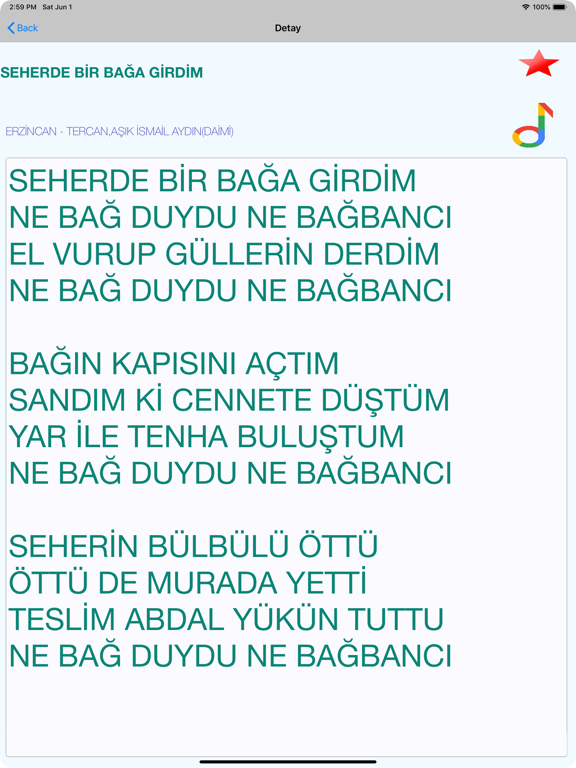Dybos Baglama Tuner iPad screenshot 7 - Music app