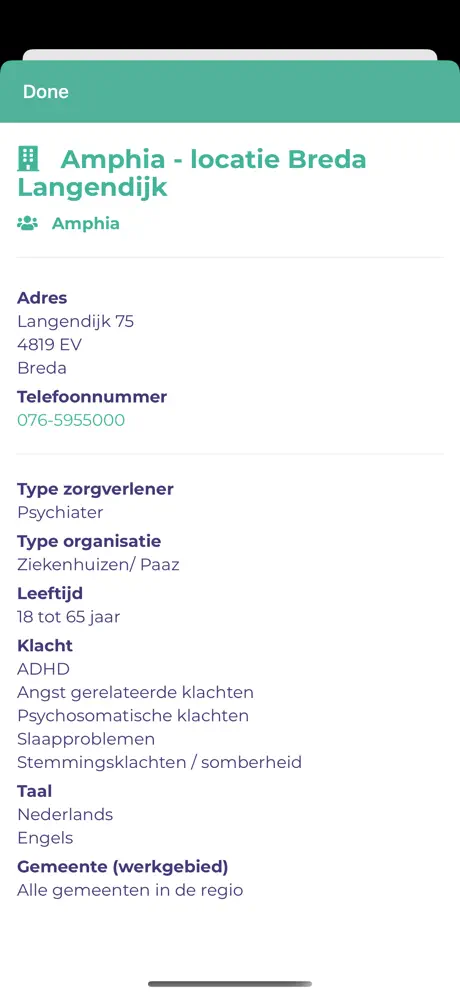 Zoek uw Zorgcollega WBR