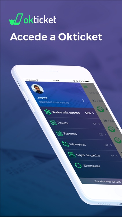 Okticket - Gestión de gastos